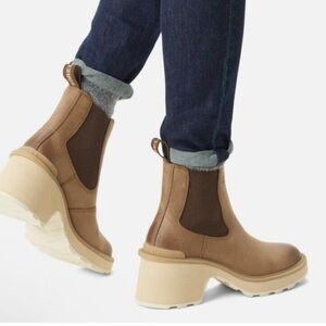 Sorel Chelsea Boot Hi Line Heel Womens 9
Tan Umber Ceramic